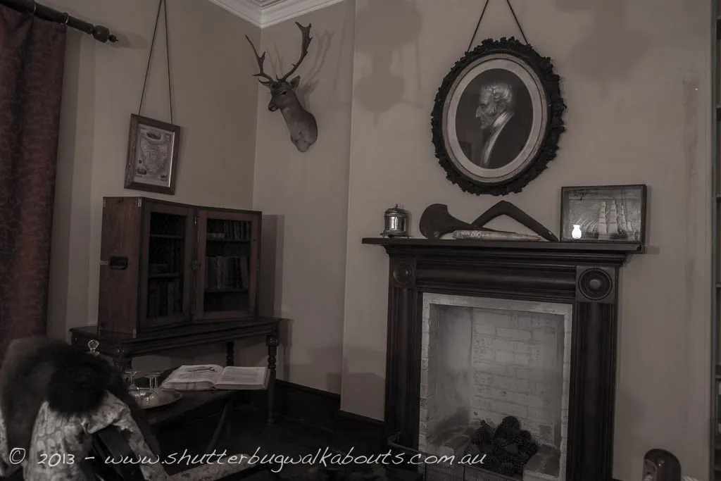 Fireplace Commandants house Port Arthur courtesy of Shutterbug Walkabouts